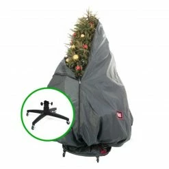 Northlight Decorated Christmas Tree Storage Bag With Rolling Stand-Holds 6-9 Ft Trees -Wreaths & Garland shop northlight tk tk 10104 1 30041.1626533428