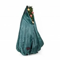 Northlight Decorated Christmas Tree Storage Bag With Rolling Stand-Holds 6-9 Ft Trees