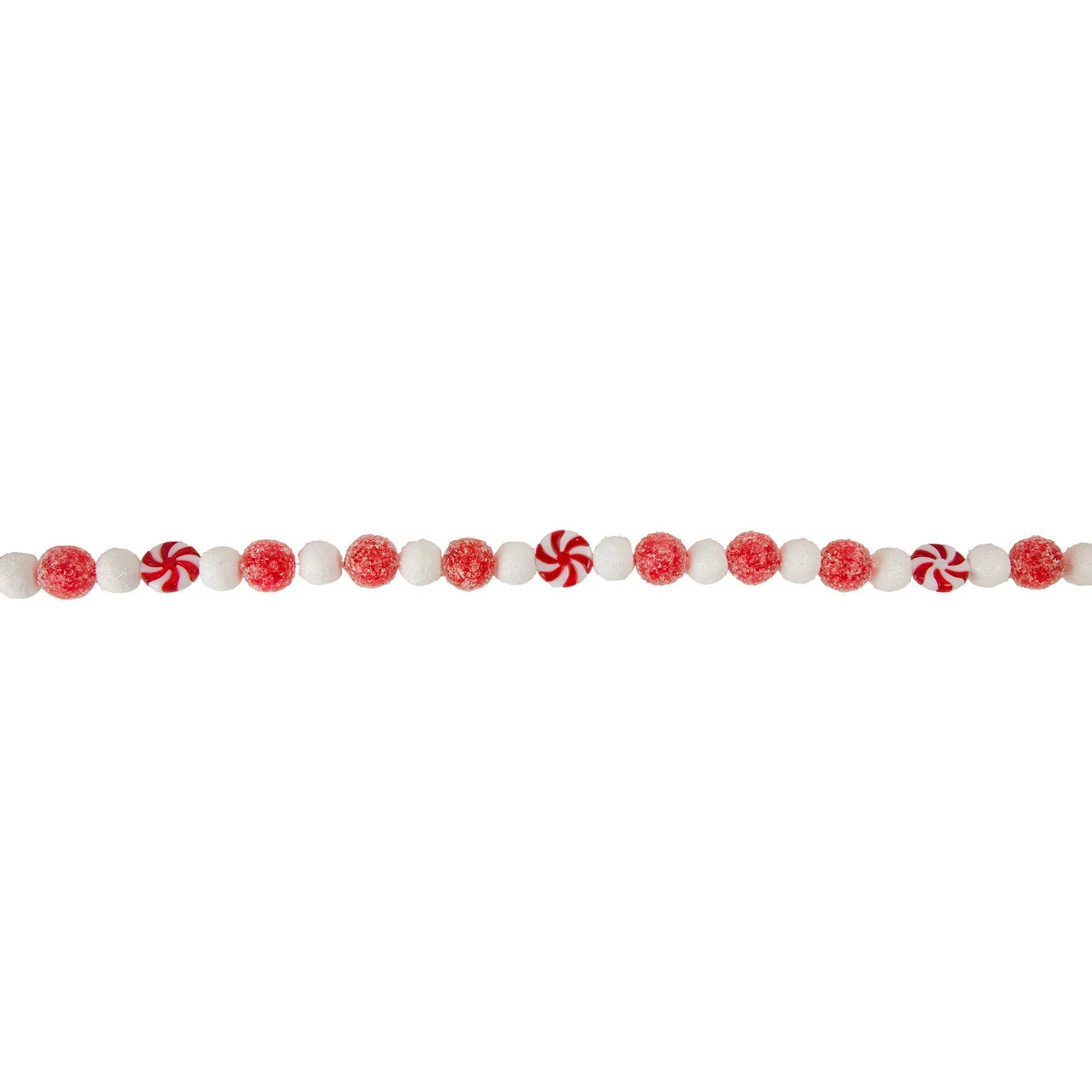 Northlight 4' Red And White Peppermint Candy Christmas Garland 1 Northlight 4' Red And White Peppermint Candy Christmas Garland
