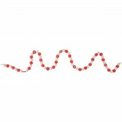 Northlight 4' Red And White Peppermint Candy Christmas Garland 5 Northlight 4' Red And White Peppermint Candy Christmas Garland -Wreaths & Garland shop northlight tr92576 updated2022 50049.1659562358