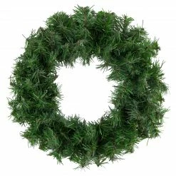 Northlight Canadian Pine Mini Artificial Christmas Wreath, 12-Inch, Unlit