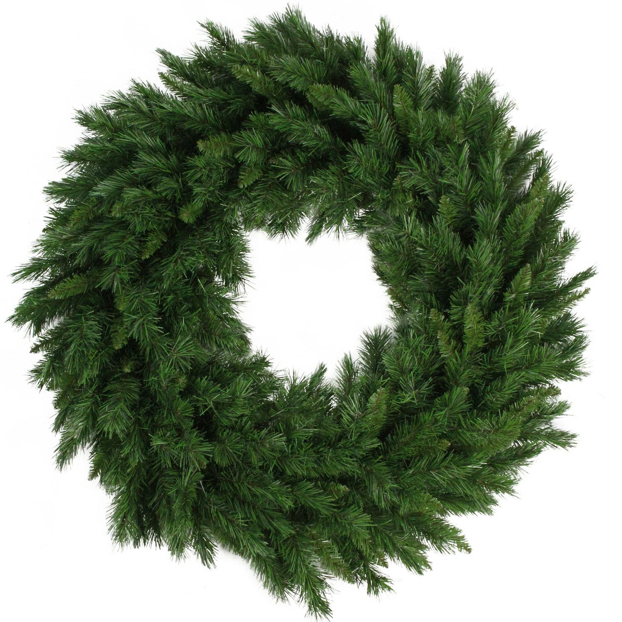 Northlight Lush Mixed Pine Artificial Christmas Wreath, 36-Inch, Unlit 3 Northlight Lush Mixed Pine Artificial Christmas Wreath, 36-Inch, Unlit - Image 3