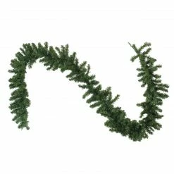 Northlight 9' X 10" Pre-Lit LED Canadian Pine Artificial Christmas Garland, Clear Lights