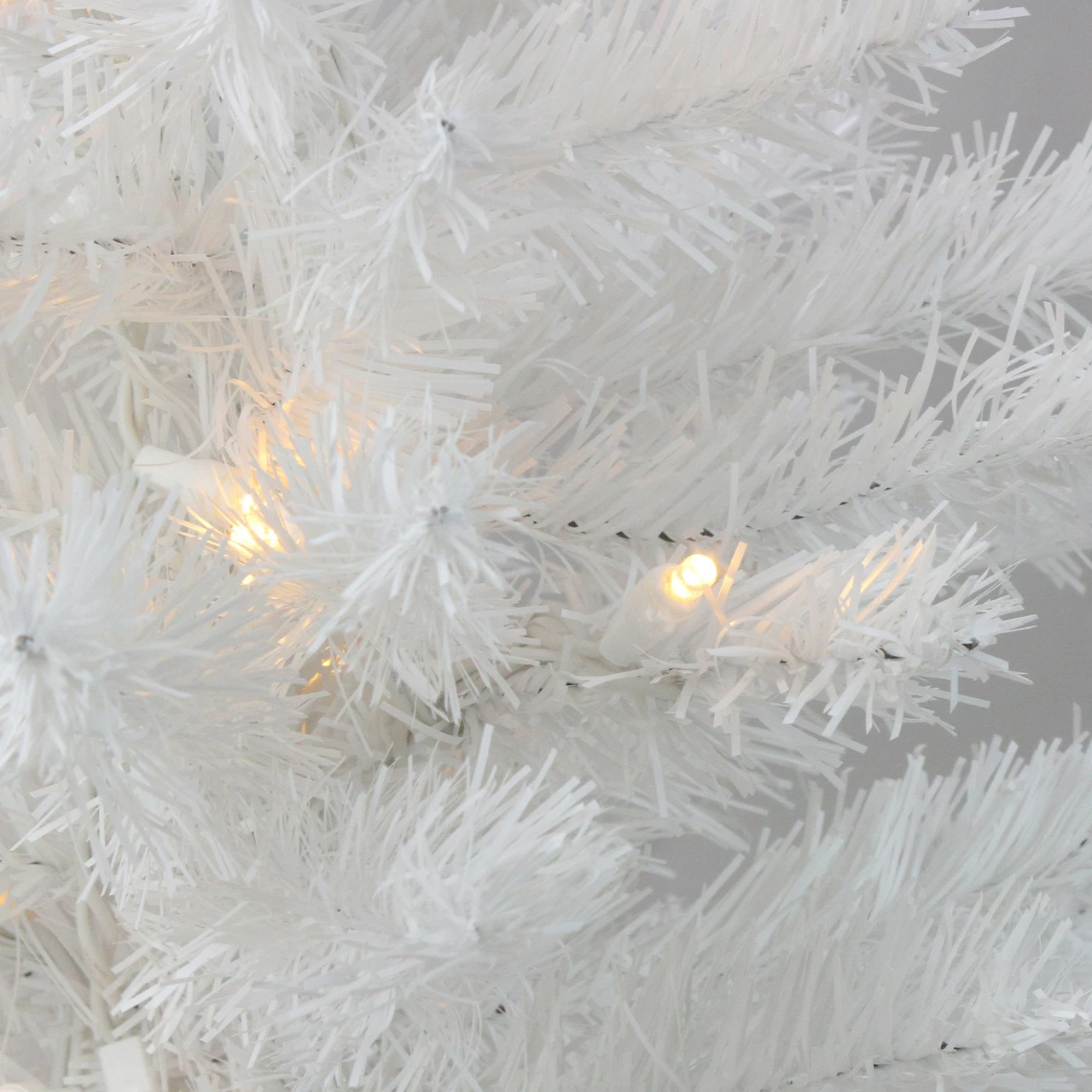 Northlight 24" Pre-Lit LED White Pine Artificial Christmas Wreath - Candlelight Lights 2 Northlight 24" Pre-Lit LED White Pine Artificial Christmas Wreath - Candlelight Lights - Image 2