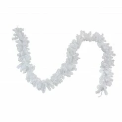 Northlight 9' X 10" Pre-Lit LED White Artificial Christmas Garland - Multi Lights