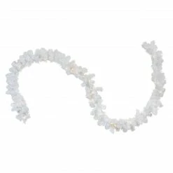 Northlight 9' X 10" Pre-Lit LED White Pine Artificial Christmas Garland - Clear Lights