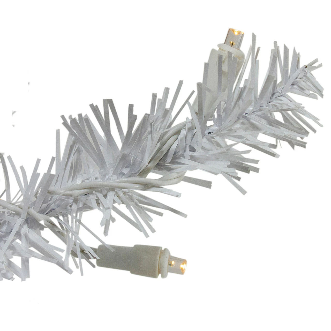 Northlight 24" Pre-Lit LED White Pine Artificial Christmas Wreath - Candlelight Lights 3 Northlight 24" Pre-Lit LED White Pine Artificial Christmas Wreath - Candlelight Lights - Image 3