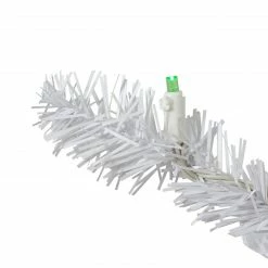 Northlight 9' X 10" Pre-Lit LED White Artificial Christmas Garland - Multi Lights -Wreaths & Garland shop northlight v15876 04 52546.1588353975