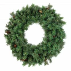 Northlight Green Royal Oregon Pine Artificial Christmas Wreath With Pinecones, 48-Inch, Unlit