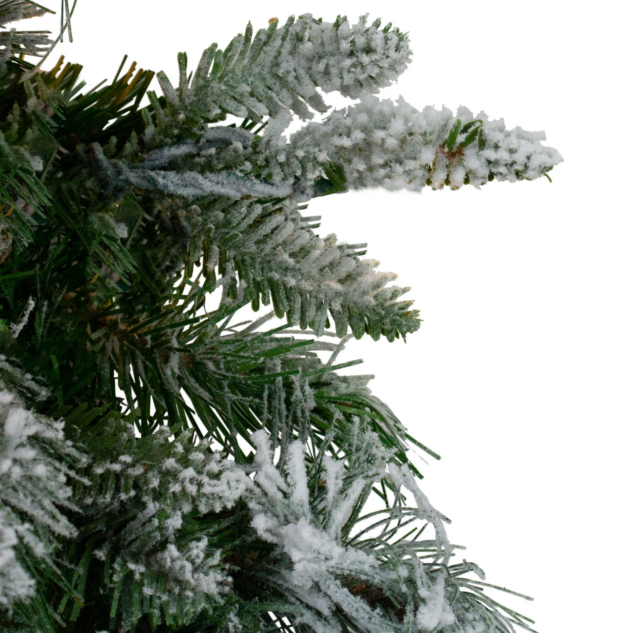 Northlight Flocked Rosemary Emerald Angel Pine Artificial Christmas Wreath - 30-Inch, Unlit 3 Northlight Flocked Rosemary Emerald Angel Pine Artificial Christmas Wreath - 30-Inch, Unlit - Image 3