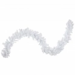 Northlight 9' X 10" Icy White Iridescent Spruce Artificial Christmas Garland - Unlit