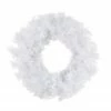 Northlight Icy White Iridescent Spruce Artificial Christmas Wreath, 24-Inch, Unlit