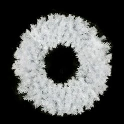 Northlight Icy White Iridescent Spruce Artificial Christmas Wreath - 36-Inch, Unlit 5 Northlight Icy White Iridescent Spruce Artificial Christmas Wreath - 36-Inch, Unlit -Wreaths & Garland shop northlight v87063 3 85984.1665590919