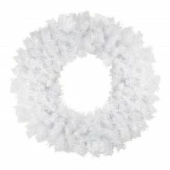 Northlight Icy White Iridescent Spruce Artificial Christmas Wreath - 36-Inch, Unlit