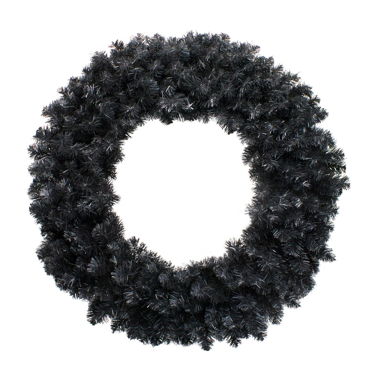 Northlight 36" Black Colorado Spruce Artificial Halloween Wreath - Unlit 1 Northlight 36" Black Colorado Spruce Artificial Halloween Wreath - Unlit