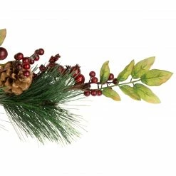 Northlight 4.5' X 5.5" Green And Red Snow Dusted Artificial Christmas Garland - Unlit -Wreaths & Garland shop northlight vm02185 2updated2022 61094.1664990620