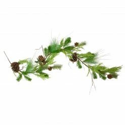 Northlight 5' Mixed Pine With Pine Cones Artificial Christmas Garland - Unlit