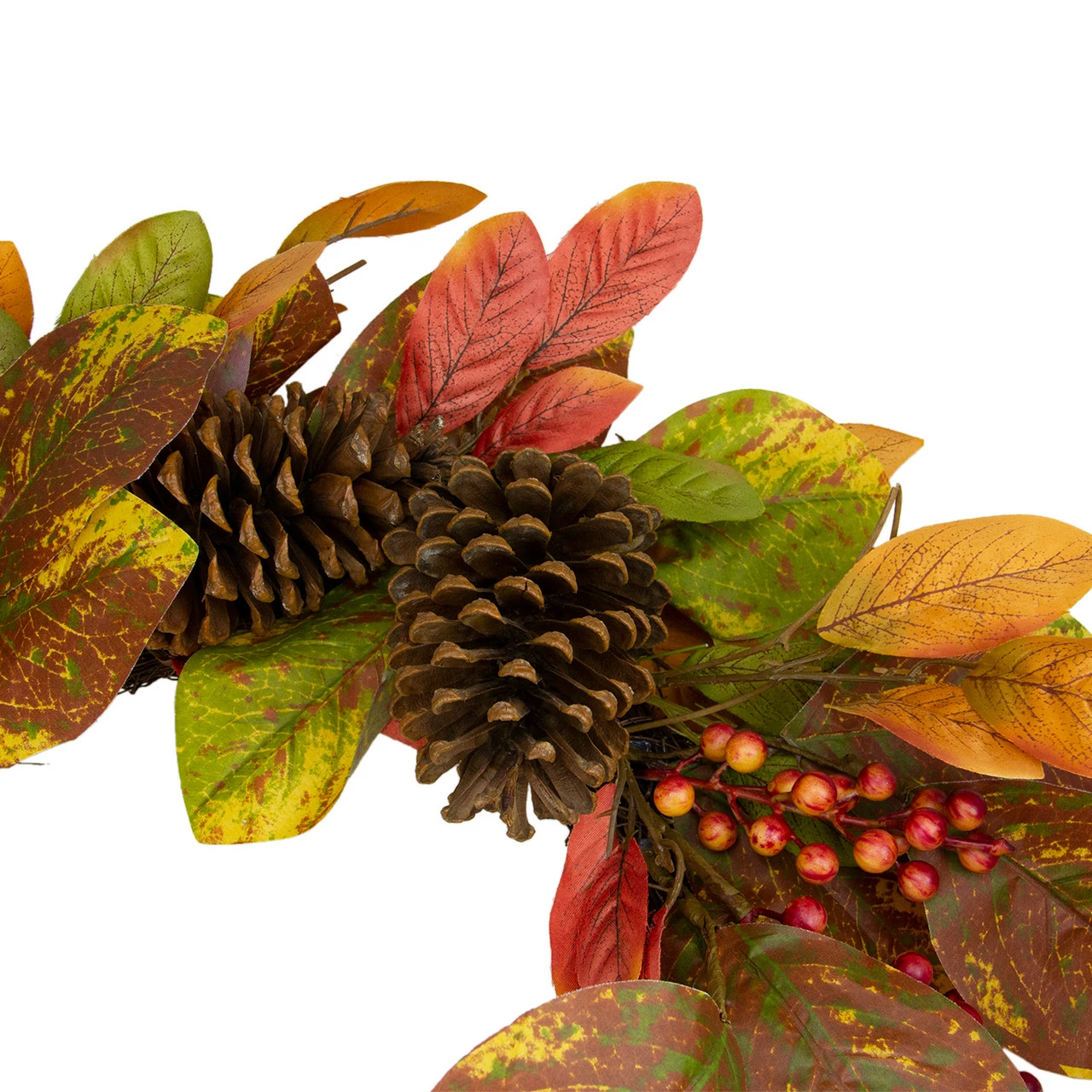 Northlight Leaves And Berries Twig Artificial Thanksgiving Wreath - 26-Inch, Unlit 4 Northlight Leaves And Berries Twig Artificial Thanksgiving Wreath - 26-Inch, Unlit - Image 4