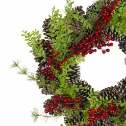 Northlight Frosted Pine Cones And Berries Artificial Christmas Wreath - 18-Inch, Unlit 6 Northlight Frosted Pine Cones And Berries Artificial Christmas Wreath - 18-Inch, Unlit -Wreaths & Garland shop northlight vm26540 1 87805.1588357524