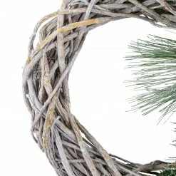 Northlight Frosted Pine Cone And Foliage Artificial Christmas Twig Wreath, 15 Inch, Unlit -Wreaths & Garland shop northlight vm26558 2updated 61924.1665087476