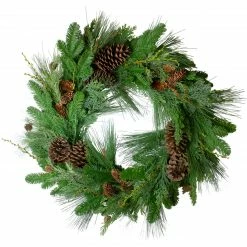 Northlight Pine Cone And Cedar Artificial Christmas Wreath - 32-Inch, Unlit