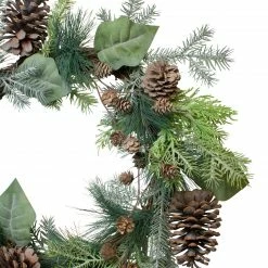 Northlight Pine Cone And Cedar Artificial Christmas Wreath - 20-Inch, Unlit -Wreaths & Garland shop northlight vm89278 1 05308.1607655599