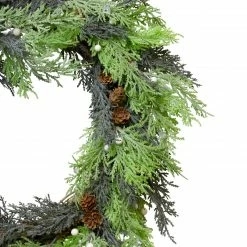 Northlight Berry, Cedar And Pine Cone Artificial Christmas Wreath - 24-Inch, Unlit -Wreaths & Garland shop northlight vm89280 1 47551.1607655598