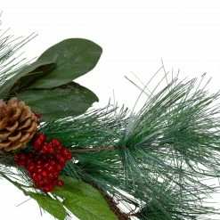 Northlight 6' Leaves, Berry And Pine Needle Artificial Christmas Garland - Unlit -Wreaths & Garland shop northlight vm90072 1 41115.1665610749