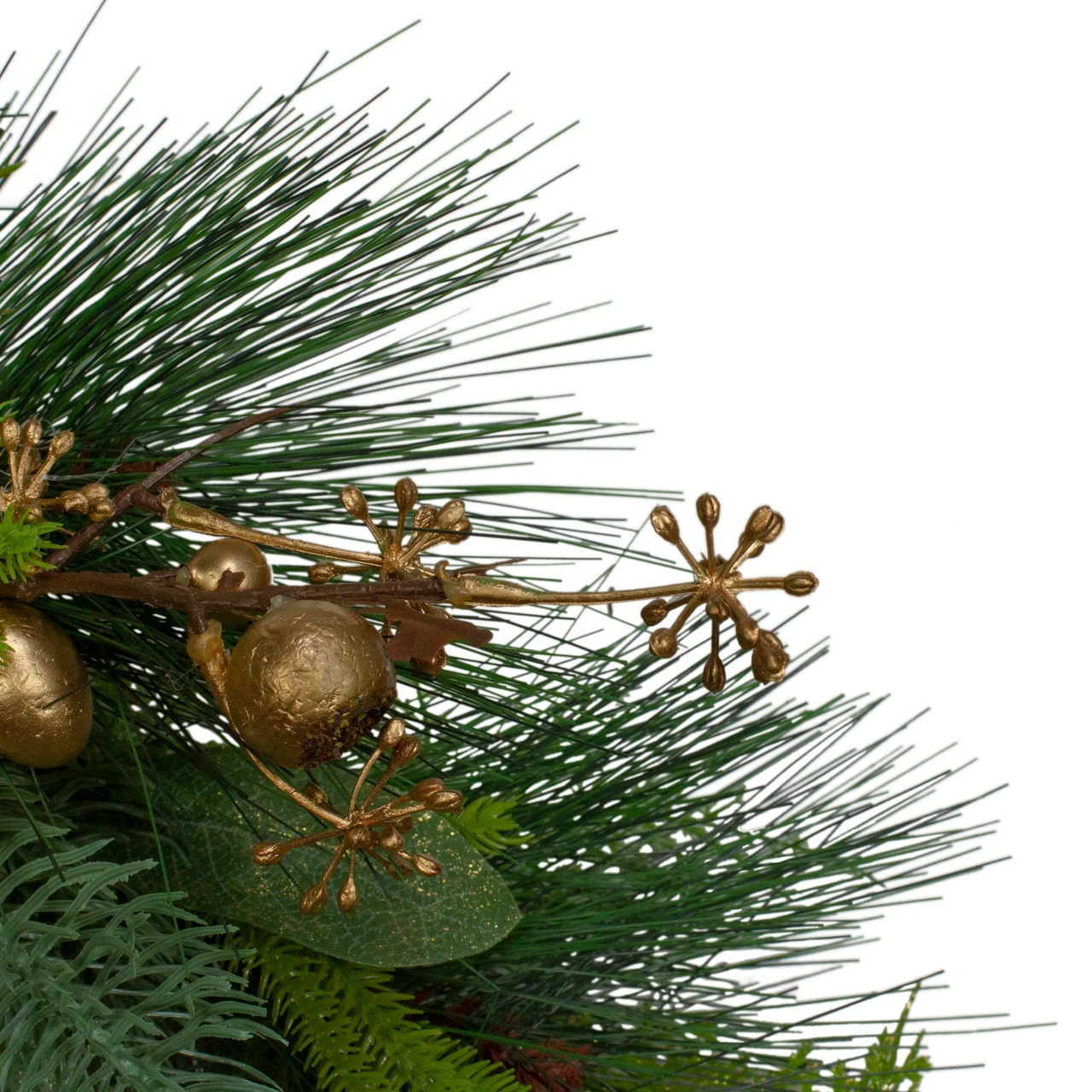 Northlight Leaves, Berry And Cedar Artificial Christmas Wreath - 20-Inch, Unlit 3 Northlight Leaves, Berry And Cedar Artificial Christmas Wreath - 20-Inch, Unlit - Image 3