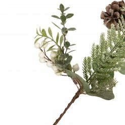 Northlight 5' White Berry, Eucalyptus And Pinecone Christmas Garland - Unlit -Wreaths & Garland shop northlight vm92780 2 88076.1661968472