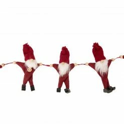 Northlight 30" Red And White Knit Gnome Novelty Christmas Garland 5 Northlight 30" Red And White Knit Gnome Novelty Christmas Garland -Wreaths & Garland shop northlight wu86353red 2 updated2022 53606.1659562054