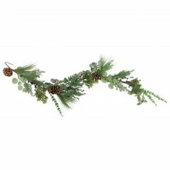 Northlight 5ft Blueberry Eucalyptus Pine Artificial Christmas Garland - Unlit