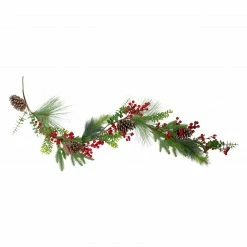 Northlight 5' X 10" Berry Pine And Eucalyptus Artificial Christmas Garland - Unlit