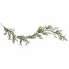 Northlight 5' X 7" Artificial Christmas Garland With Frosted Foliage And Berries, Unlit