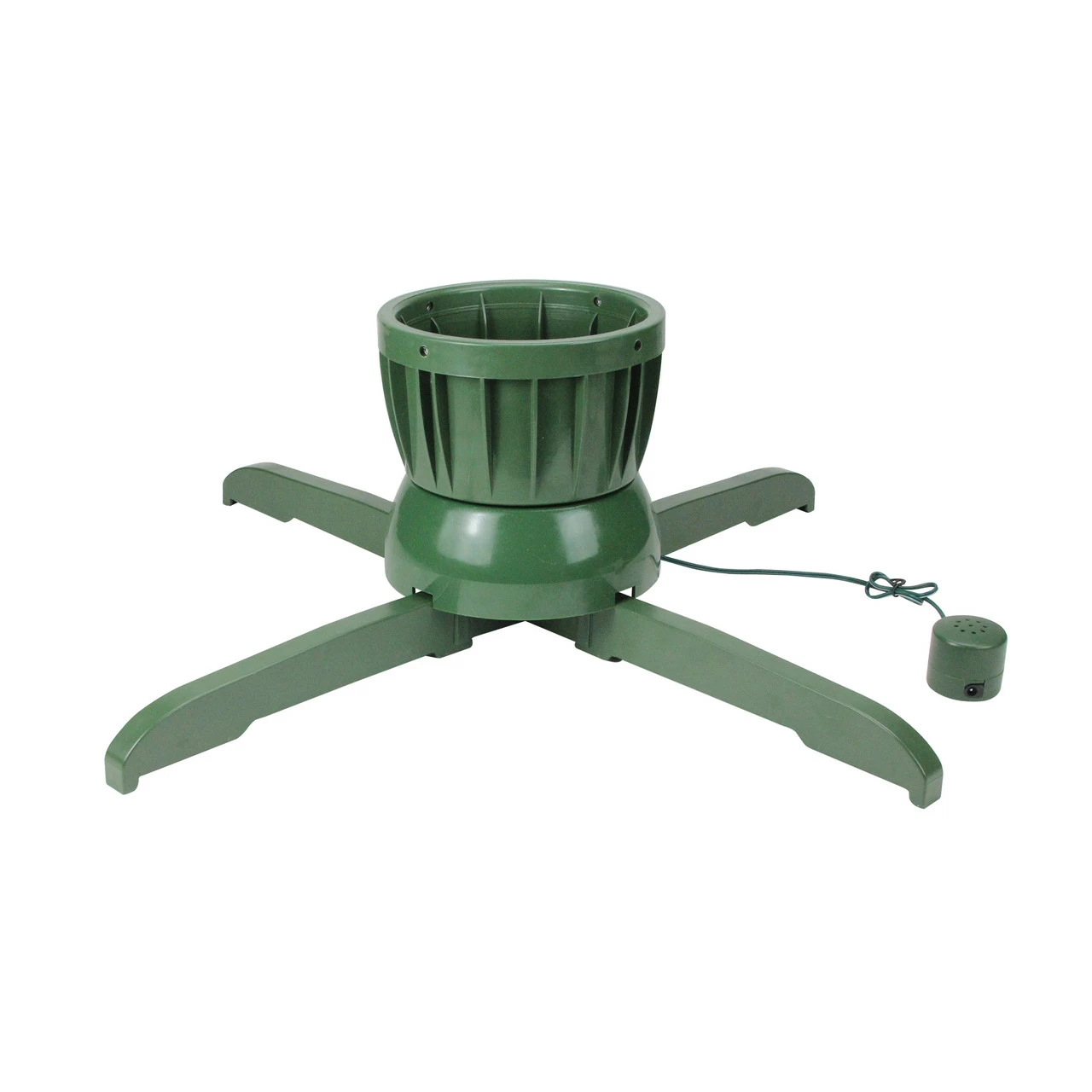 Northlight 24" Green Musical Rotating Christmas Tree Stand - For Live Trees 1 Northlight 24" Green Musical Rotating Christmas Tree Stand - For Live Trees