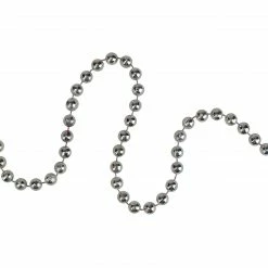 Northlight 15' X 0.25" Shiny Silver Metallic Faceted Beaded Christmas Garland - Unlit 5 Northlight 15' X 0.25" Shiny Silver Metallic Faceted Beaded Christmas Garland - Unlit -Wreaths & Garland shop northlight ys28261 3 51807.1665610741