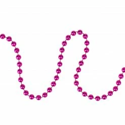 Northlight 15' X 0.25" Shiny Pink Beaded Artificial Christmas Garland - Unlit