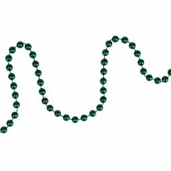 Northlight 15' X 0.25" Shiny Metallic Aqua Green Faceted Beaded Artificial Christmas Garland - Unlit -Wreaths & Garland shop northlight ys28269 3 22890.1600478508