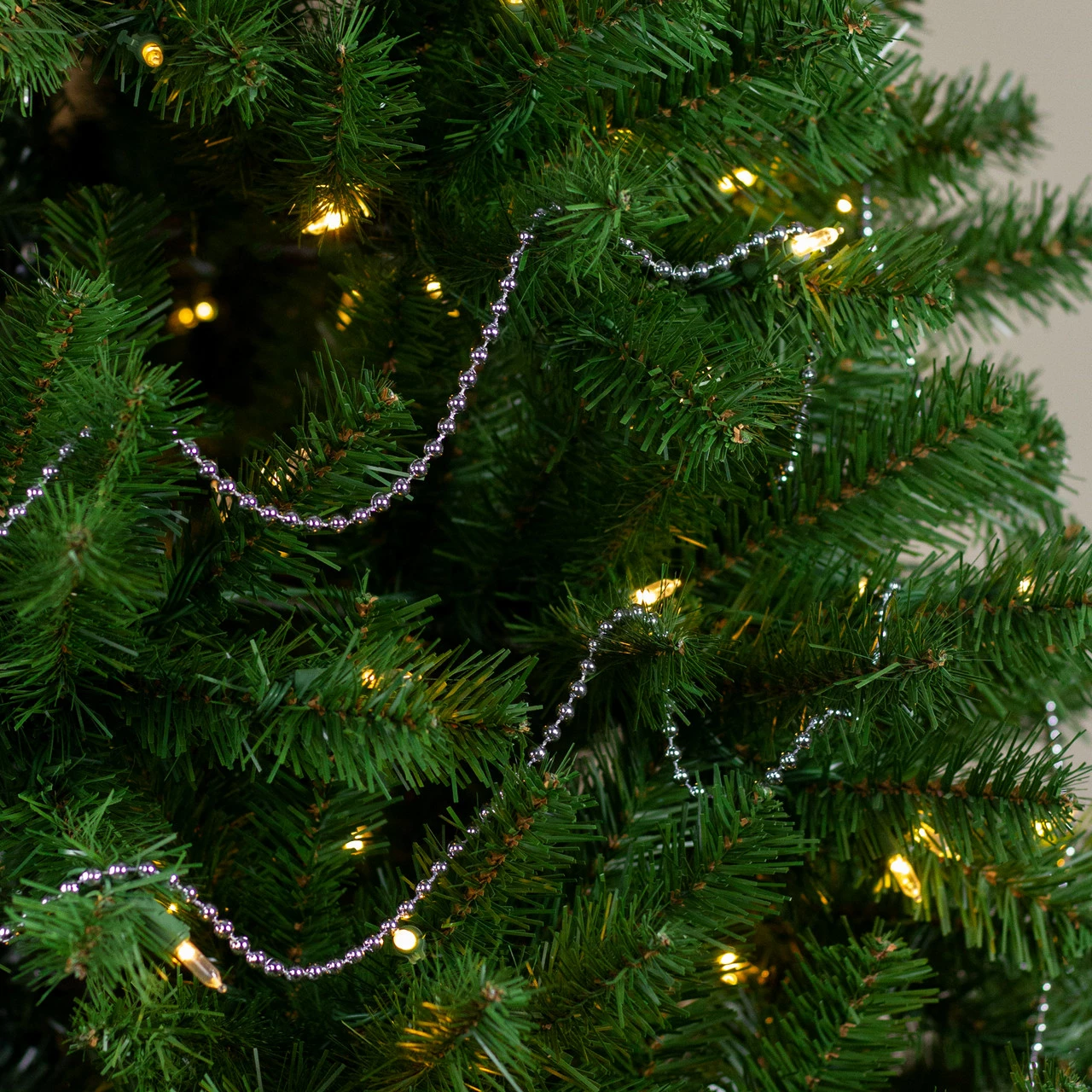 Northlight 15' X 0.25" Shiny Sky Blue Beaded Artificial Christmas Garland - Unlit 2 Northlight 15' X 0.25" Shiny Sky Blue Beaded Artificial Christmas Garland - Unlit - Image 2