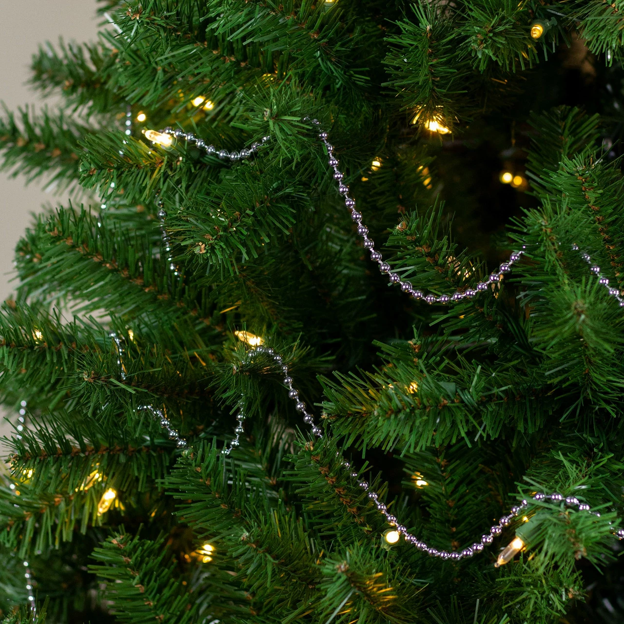 Northlight 15' X 0.25" Shiny Sky Blue Beaded Artificial Christmas Garland - Unlit 3 Northlight 15' X 0.25" Shiny Sky Blue Beaded Artificial Christmas Garland - Unlit - Image 3