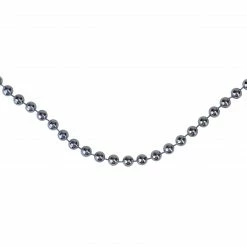 Northlight 15' X 0.25" Shiny Sky Blue Beaded Artificial Christmas Garland - Unlit