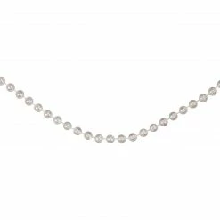 Northlight 33' X 0.25" Clear Iridescent Beaded Artificial Christmas Garland - Unlit