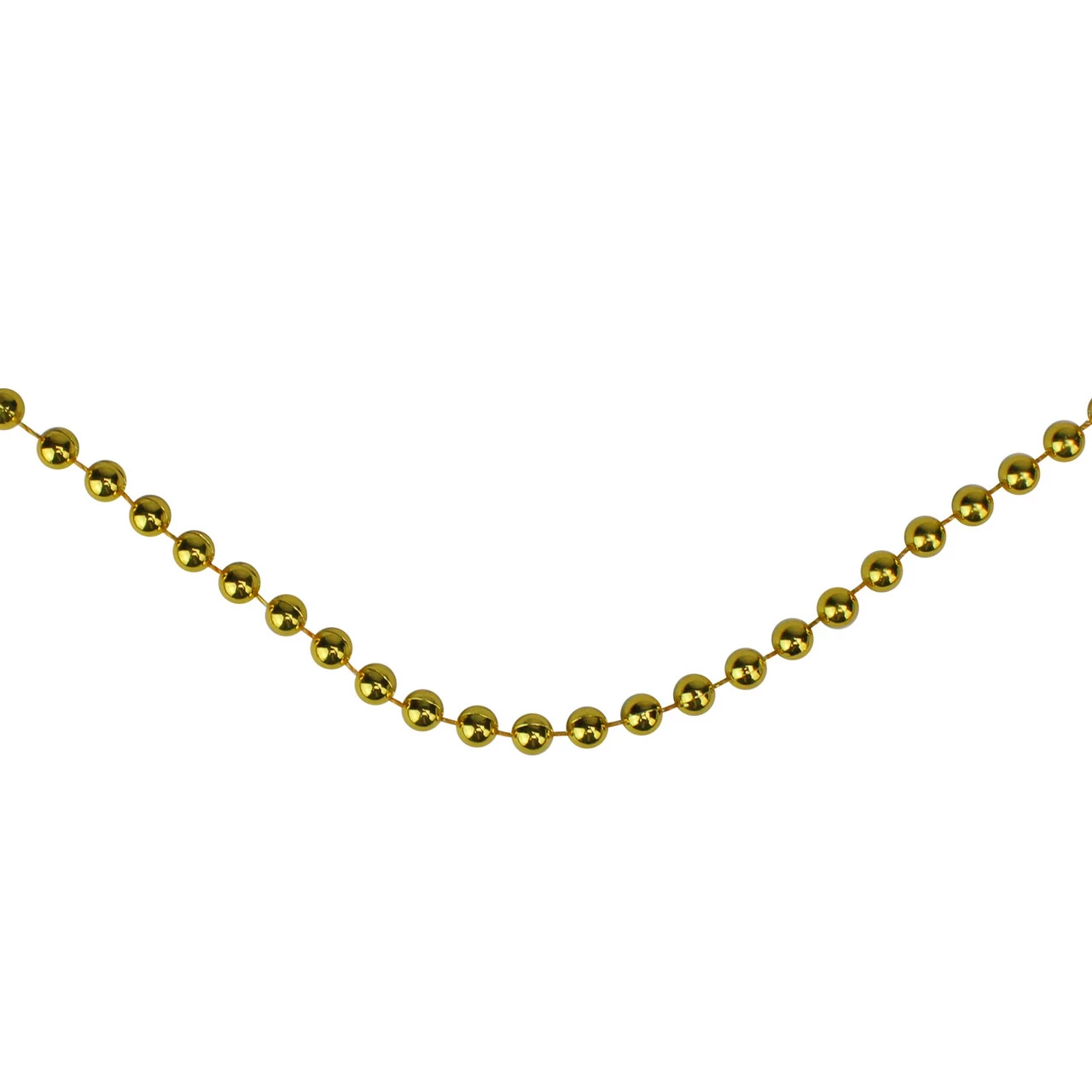 Northlight 66' Metallic Gold Beaded Christmas Garland - Unlit 1 Northlight 66' Metallic Gold Beaded Christmas Garland - Unlit