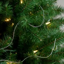 Northlight 66' X 4mm Metallic Silver Beaded Artificial Christmas Garland - Unlit -Wreaths & Garland shop northlight ys28286 3 18902.1588351395
