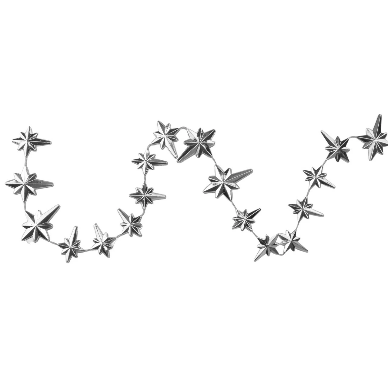 Northlight 9' X 1" Shiny Star Of Bethlehem Beaded Artificial Christmas Garland - Unlit 3 Northlight 9' X 1" Shiny Star Of Bethlehem Beaded Artificial Christmas Garland - Unlit - Image 3