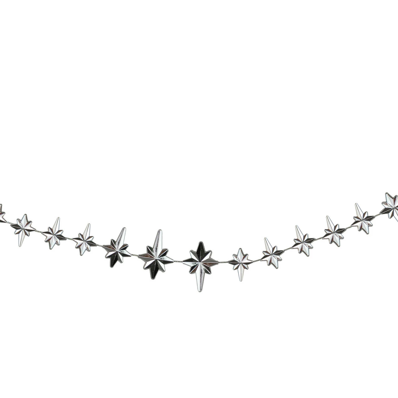 Northlight 9' X 1" Shiny Star Of Bethlehem Beaded Artificial Christmas Garland - Unlit 1 Northlight 9' X 1" Shiny Star Of Bethlehem Beaded Artificial Christmas Garland - Unlit