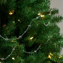 Northlight 15' X 0.5" Shiny Silver Mirrored Disco Ball Beaded Christmas Garland 5 Northlight 15' X 0.5" Shiny Silver Mirrored Disco Ball Beaded Christmas Garland -Wreaths & Garland shop northlight ys28293 3 10654.1664639665