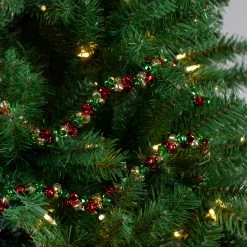 Northlight 5ft Green, Gold And Red Festive Jingle Bell Artificial Christmas Garland -Wreaths & Garland shop northlight ys28302 3 36562.1588356900