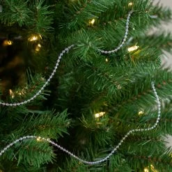 Northlight 100' X 0.25" Shiny Clear Iridescent Beaded Artificial Christmas Garland - Unlit 5 Northlight 100' X 0.25" Shiny Clear Iridescent Beaded Artificial Christmas Garland - Unlit -Wreaths & Garland shop northlight ys28304 3 10211.1664900748