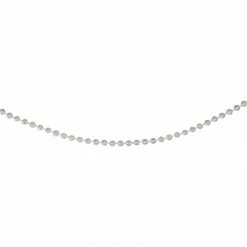 Northlight 100' X 0.25" Shiny Clear Iridescent Beaded Artificial Christmas Garland - Unlit